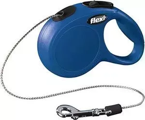 Рулетка Flexi New Classic CAT XS трос 3м синяя для кошек до 8кг
