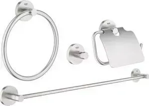 Набор аксессуаров Grohe Essentials 4 предмета, сталь (40776DC1)