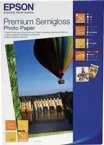 Бумага EPSON Premium Semiglossy Photo 10 x 15, 251 г/м2, 50 листов (C13S041765)