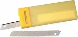 Лезвие сегментированное OLFA 9х80х0.38мм 10шт (OL-AB-10B)