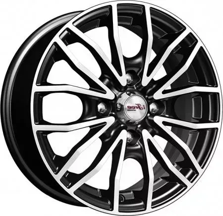 Диск автомобильный iFree Флайт 5.5X14/4X100 ET38 D67.1 Блэк-Джек