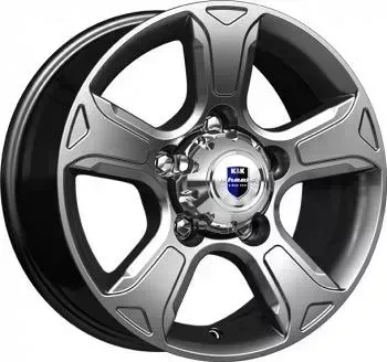 Диск автомобильный КиК Атлант 7X16/5X139.7 ET35 D108.5 алмаз-черный