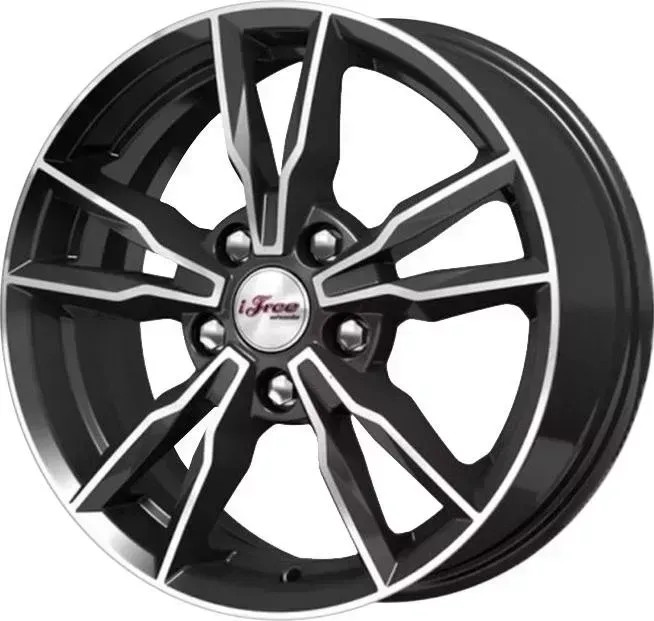Диск автомобильный iFree S.U. 6X15/5X100 ET38 D57.1 Блэк-джек