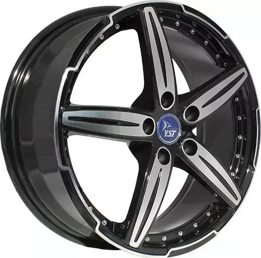 Диск автомобильный РаспродажаУценка X-22 YST 7X17/5X115 ET45 D70.1 BKF*(Дефект ЛКП)