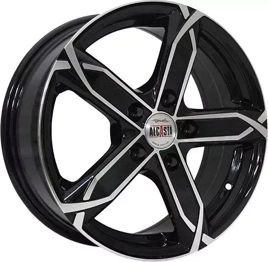 Диск автомобильный РаспродажаУценка M19 ALCASTA 6.5X17/5X114.3 ET46 D67.1 BKF*(Не герметичность)