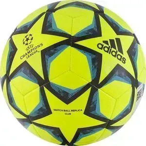 Мяч футбольный ADIDAS Finale 20 Club FS0259, р.4, 12 пан., ТПУ, маш.сшивка, желто-сине-черный