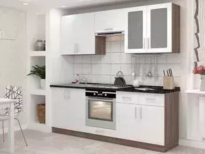 Кухонный гарнитур БАРОНС ГРУПП Гамма 3 белый глянец