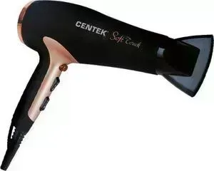 Фен CENTEK CT-2241 черный/золотой