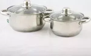 Набор из 2 кастрюль с крышками КАТУНЬ Гретта (КТ 04-F)