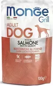 Пауч Monge и Dog Grill Pouch для собак лосось 100 г