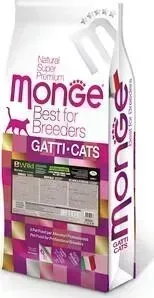 Сухой корм Monge PFB Cat BWild GRAIN FREE беззерновой из мяса буйвола для крупных кошек всех возрастов 10 кг