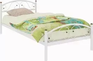 Кровать Милсон металлическая Вероника Plus 200x90 белый