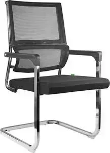 Кресло Riva Chair RCH D201 черная сетка на полозьях