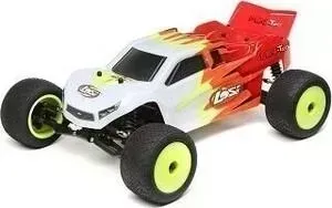 Радиоуправляемый трагги Losi Mini-T 2.0 Stadium Truck Brushed 2WD RTR масштаб 1:18 2.4G (красный) - LOS01015T1