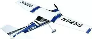 Радиоуправляемый самолет Top RC Cessna 182 500 class синяя 2.4G RTF - top057C