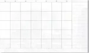 Стеклянный планер месячный Genglass Design D100150-02