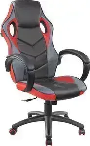 Кресло офисное Riva Chair RCH 9381H черный/красный