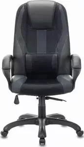 Кресло офисное Brabix компьютерное Premium Rapid GM-102 экокожа/ткань, черное/серое 532105