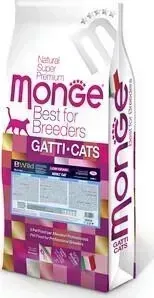 Сухой корм Monge PFB Cat BWild LOW GRAIN низкозерновой из анчоуса для взрослых кошек 10 кг