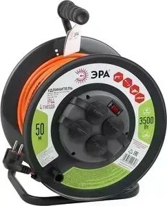 Удлинитель ЭРА силовой RMx-4es-3x1.5-50m-IP44 Б0046852
