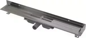 Душевой лоток AlcaPlast Wall Low для цельной решетки и с воротником к стене (APZ116-950)