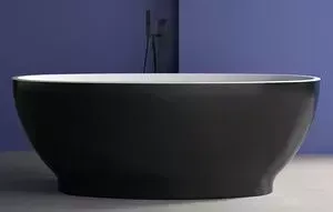 Акриловая ванна Abber 165х80 на каркасе (AB9207B)