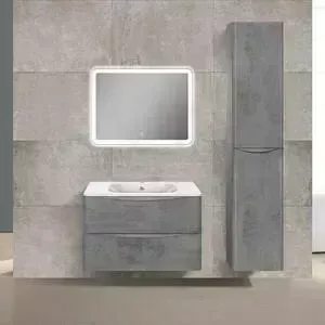 Мебель для ванной Vincea Paola 80 подвесная, Beton
