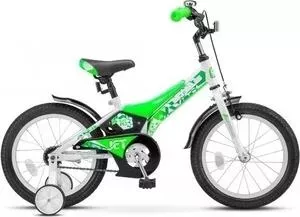 Велосипед STELS Jet 16 Z010 (2020) черный/зеленый