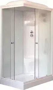 Душевая кабина Royal Bath НР 120x80x217 стекло белое/матовое, правая (RB8120HP6-WC-R)
