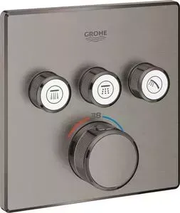 Термостат для ванны Grohe Grohtherm SmartControl темный графит , с механизмом (29126AL0, 35600000)