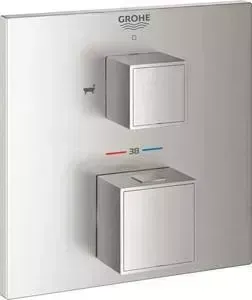Термостат для ванны Grohe Grohtherm Cube суперсталь , с механизмом (24155DC0, 35600000)