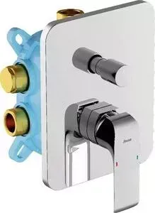 Смеситель для ванны RAVAK Flat FL 065.00 с механизмом (X070123, X070139)