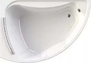 Акриловая ванна RADOMIR Альбена 168х120 левая, с каркасом, подголовником, фронтальной панелью, сливом-переливом (1-01-2-1-1-015К)