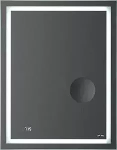 Зеркало Am.Pm Gem 55 подсветка LED, часы и косметическое (M91AMOX0553WG)