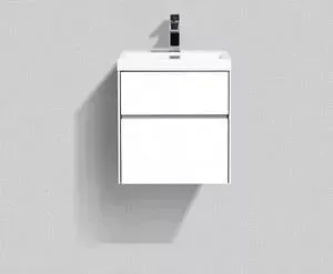 Тумба под раковину BELBANGO Pietra 50 bianco lucido (PIETRA MINI-500AS-2C-SO-BL)