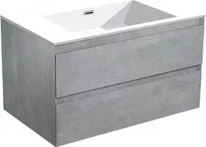 Тумба под раковину Vincea Luka 80 весная, Cement (VMC-1L800CT)