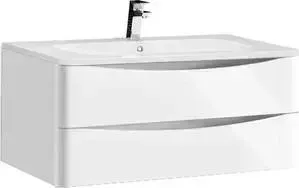Тумба под раковину Vincea Roberta L.White 99,3x47,6 см, белый глянец (VMC-1R100LW)