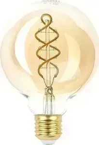 Лампа ЭРА светодиодная филаментная E27 7W 2400K прозрачная F- G95-7W-824-E27 spiral gold Б0047663