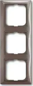 Рамка ABB 3-постовая Basic55 entree - серый