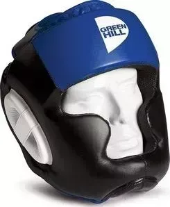 Шлем GREEN HILL POISE HGP-9015-XL-BL, р. XL, иск. кожа ПУ, черно-синий
