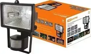 Прожектор TDM ELECTRIC ИО 500Д (детектор) галоген.черный IP54