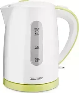 Чайник электрический ZELMER ZCK7616L white/lime