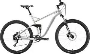 Велосипед STARK Tactic FS 27.5 HD (2020) 22 серебристо/серый