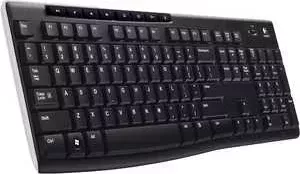 Клавиатура LOGITECH Wireless Keyboard K270 Black USB (920-003757)