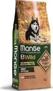 Сухой корм Monge Dog BWild GRAIN FREE беззерновой из мяса ягненка с картофелем для взрослых собак всех пород 2,5 кг