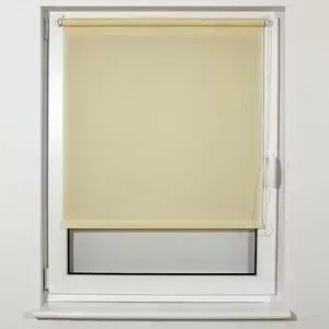 Штора Brabix рулонная 120x175 см текстура лен, защита 55-85&#037;, 200 г/м 2 кремовый S-21 606000