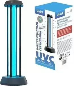 Настольная лампа UNIEL Ультрафиолетовая бактерицидная (UL-00007264) UGL-T01A-36W/UVCO Black