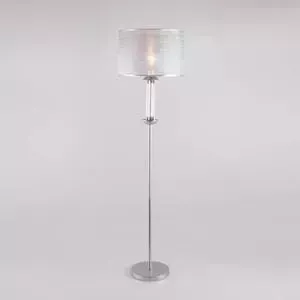 Торшер EUROSVET Licata 01074/1 серебро