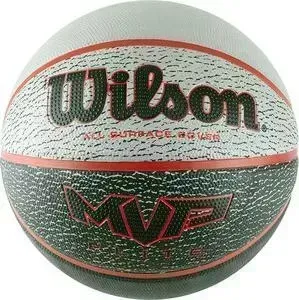 Мяч баскетбольный Wilson MVP ELITE, арт. WTB1460XB07, р.7, резина, бутил.камера, серо-красно-черный