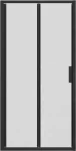 Душевая дверь Bravat Blackline 90х200 прозрачные стекла, профиль черный (BD100.4121B)